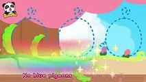 ♬Three Blue Pigeons  赤ちゃんが喜ぶ英語の歌  子供の歌  童謡   アニメ  動画  BabyBus