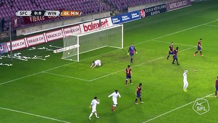 Servette 1:1 Winterthur (Swiss Challenge League. 3 November 2017)