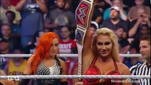 Sasha Banks & Becky Lynch vs Dana & Charlotte WWE RAW