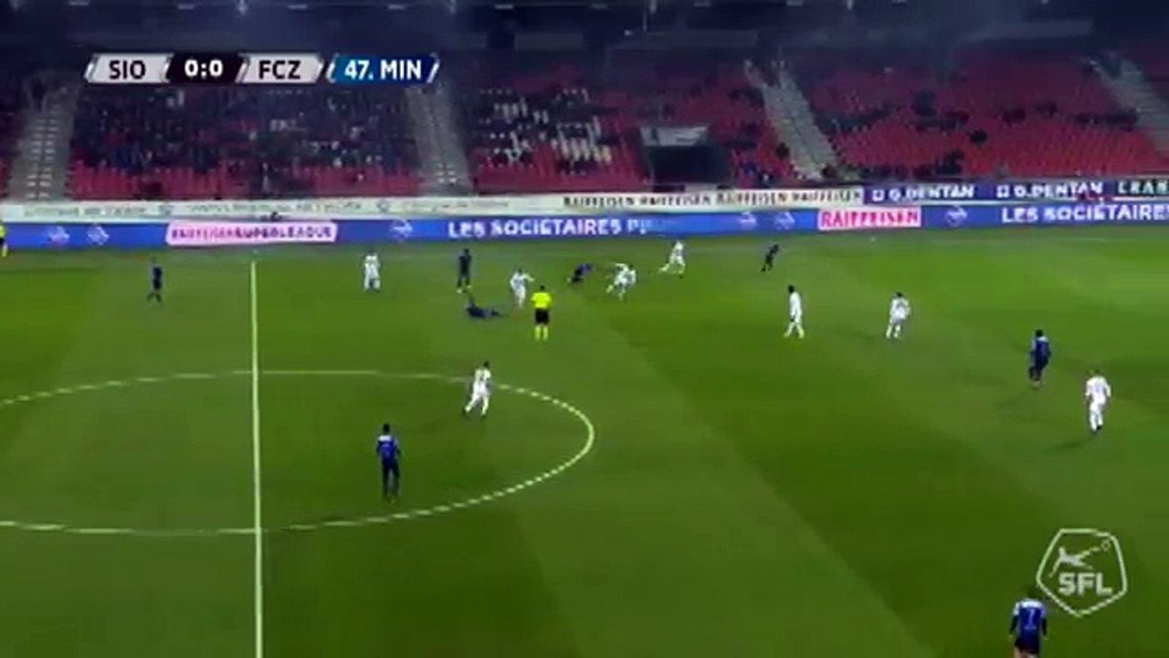Sion 0:1 Zurich (Swiss Super League. 4 November 2017)