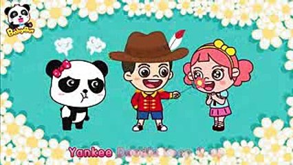 ♬Yankee Doodle  ヤンキードゥードゥル   赤ちゃんが喜ぶ英語の歌  子供の歌  童謡   アニメ  動画  BabyBus
