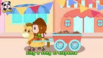 ♬Sing A Song Of Sixpence  6ペンスの唄（うた）  マザーグース   赤ちゃんが喜ぶ英語の歌  子供の歌  童謡  アニメ  動画  BabyBus