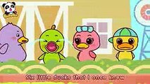 ♬Six Little Ducks  ６匹のアヒル  赤ちゃんが喜ぶ英語の歌  子供の歌  童謡   アニメ  動画  BabyBus