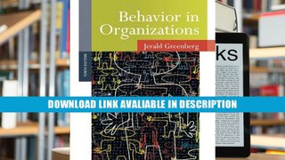 Read Online (PDF) Behavior in Organizations (10th Edition) - Read Unlimited eBooks and Audiobooks