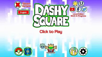 Trippy Geometry Dash? Dashy Square (Levels 1-4)