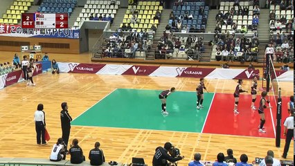 171104 Okayama Seagulls vs Kumamoto 2nd set
