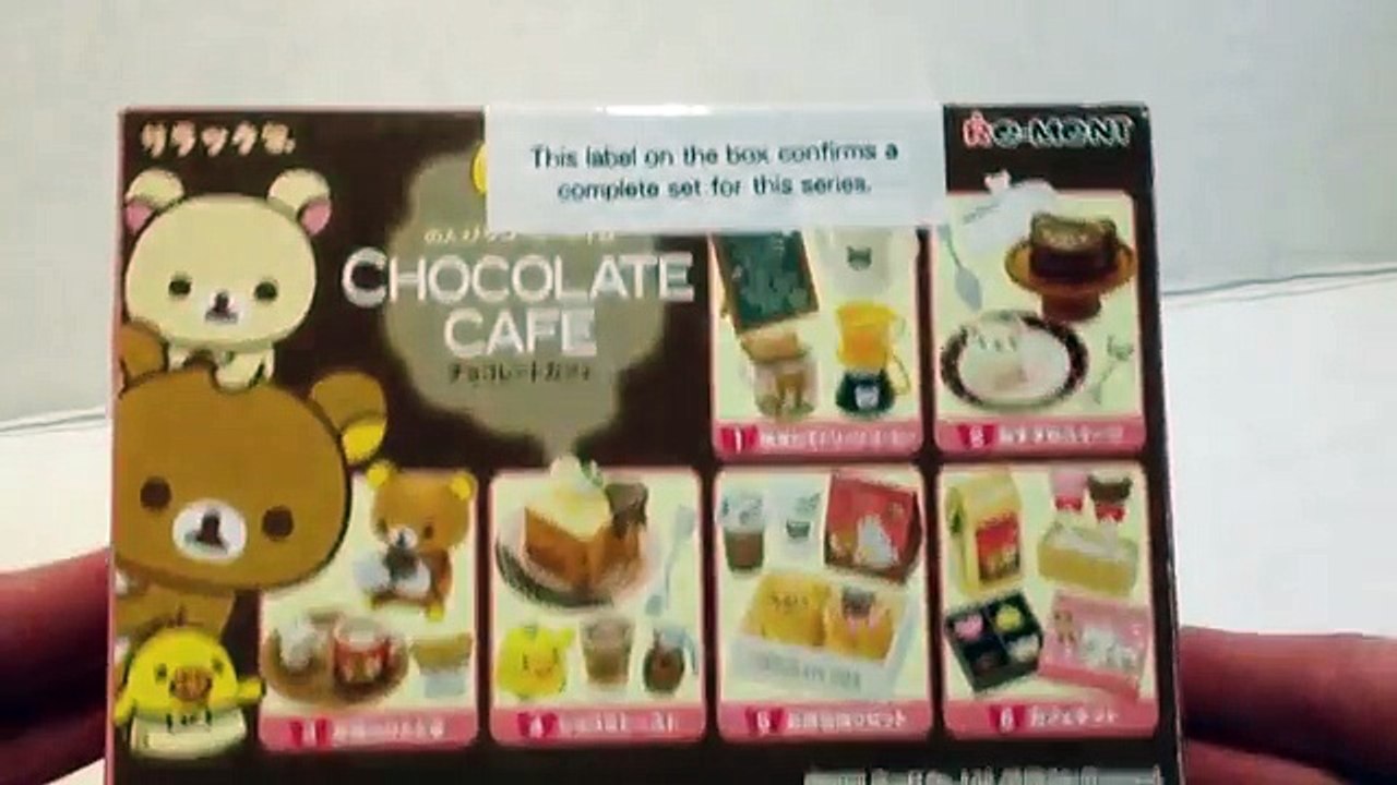 Rilakkuma Re-ment Miniatures: Chocolate Cafe [Full Set]