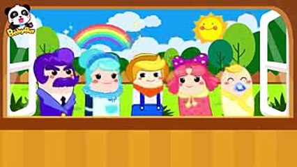 ♬The  Finger Family  指さん家族   赤ちゃんが喜ぶ英語の歌  子供の歌  童謡   アニメ  動画  BabyBus