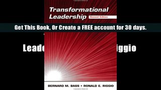 Read Online  Transformational Leadership Ronald E. Riggio Pre Order