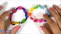 How to make bracelets EASY without Rainbow Loom DIY Kawaii Rubber Band Bracelet Mathie