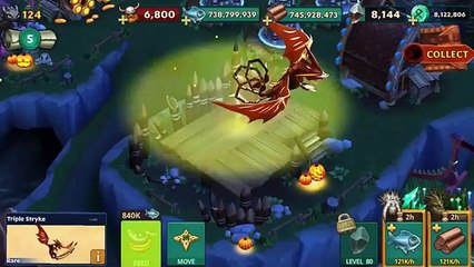 Dragons Rise of Berk - TRIPLE STRYKE - Titan - Level 112