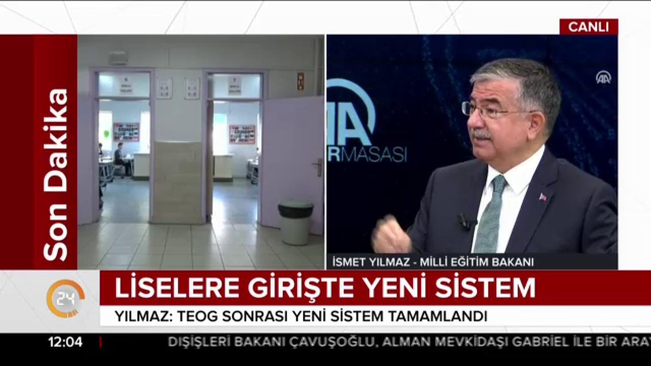 Liselere girişte yeni sistem