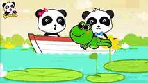 ♬Little green frog  小さな緑のカエル  動物のうた  赤ちゃんが喜ぶ英語の歌  子供の歌  童謡   アニメ  動画  BabyBus