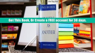 Download  Oneself as Another Ricoeur Full Book