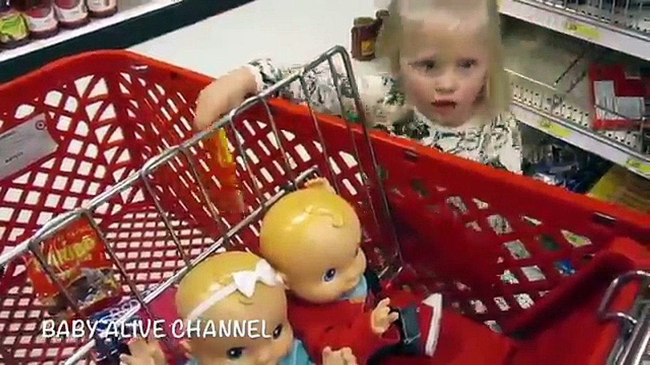 BABY ALIVE Sleepover + Haul Compilation with Maddy + Elsa + Garbage Bowls + Brownie Sundaes