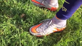 Nike Jr. Hypervenom Phantom II FG Kids - Play Test On Feet