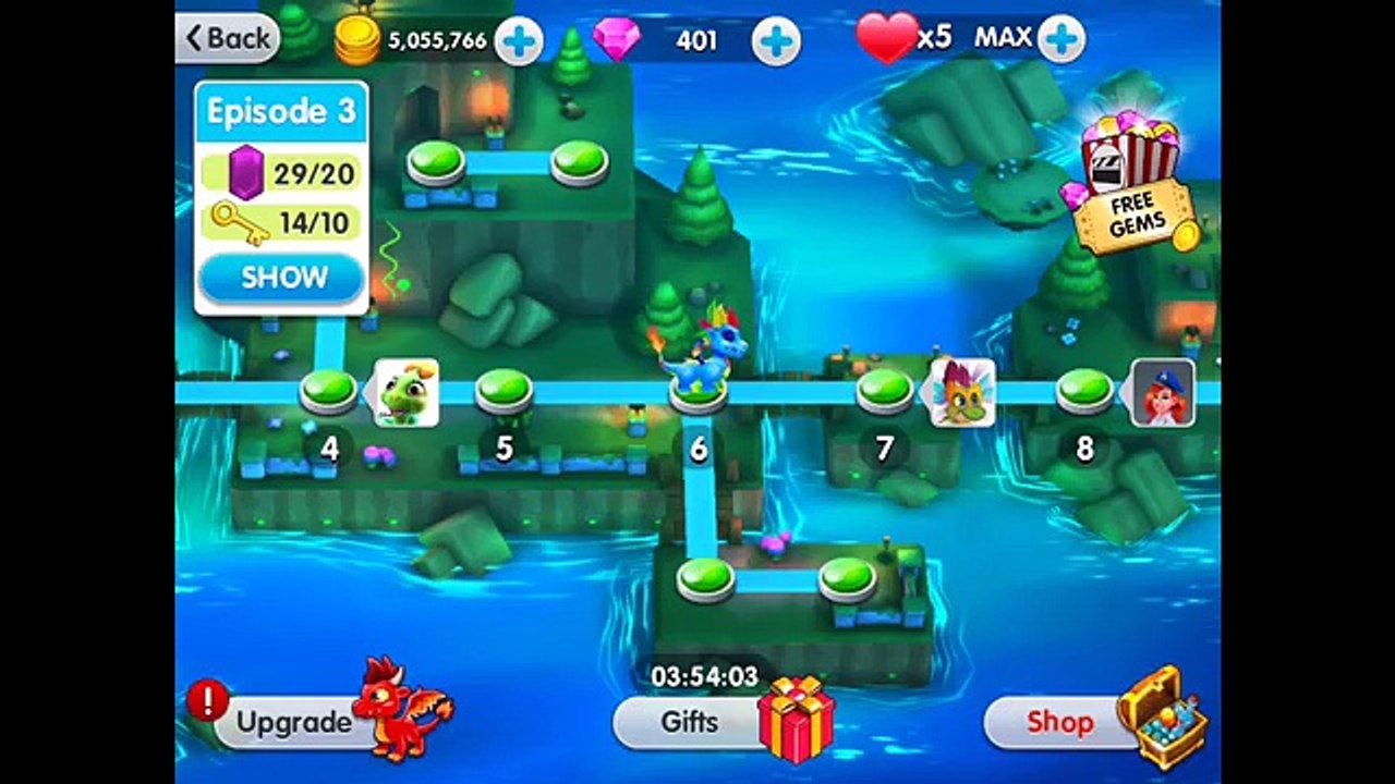 Dragon Land NEW Episode 3-6 to 3-10 All Crystals, Keys, and Secrets Lets play pt 21