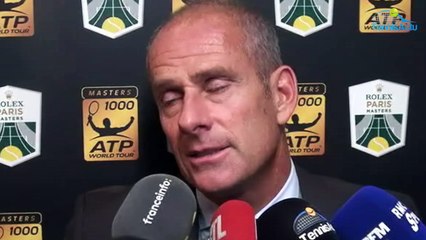 Rolex Paris Masters - Guy Forget : "Krajinovic contre Sock, cette finale va être intéressante"