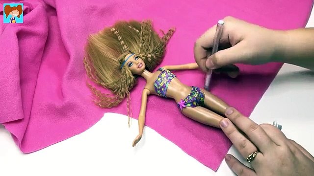 Barbie Bebeklere Bornoz Yapımı Kendin Yap Barbie Kıyafetleri Oyuncak Yap