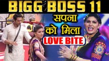 Bigg Boss 11 : Sapna Choudhary gets Bollywood dance number Love Bite | FilmiBeat