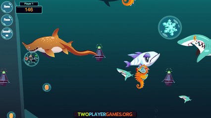 Fish Eat Grow Big - 2 Player Game