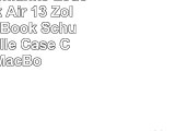 WALNEW Schlanke Leder MacBook Air 13 Zoll Hülle MacBook Schutzhülle Hülle Case Cover