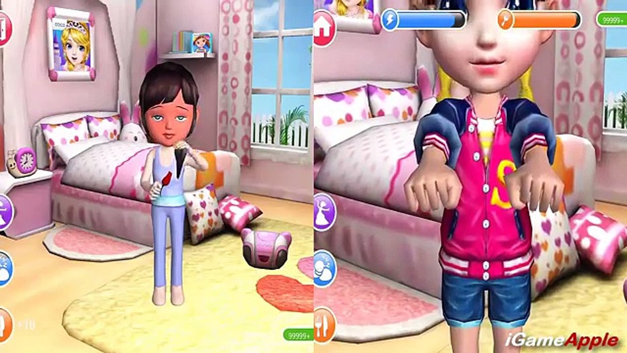 Ava The 3D Doll VS Mia My New Best Friend iPad Gameplay for Children HD #8