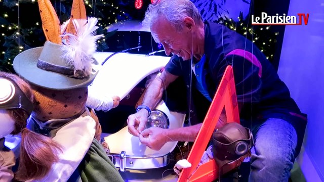 Ils sont les créateurs des animations des vitrines du Printemps