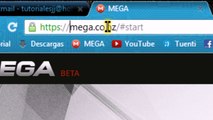 Crearse una cuenta, subir y bajar archivos de MEGA el nuevo Megaupload