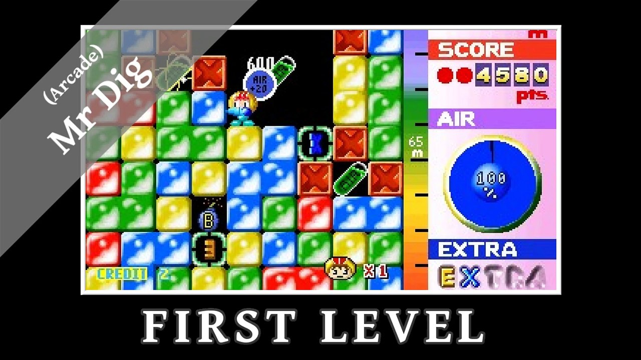 (first level) Mr Dig, Sun, 2000, arcade