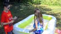 40 LB POPCORN POOL CHALLENGE WITH BLIND BAGS TOYS SHOPKINS STAR WARS FUNKO ORBEEZ POOL PARODY PLP TV