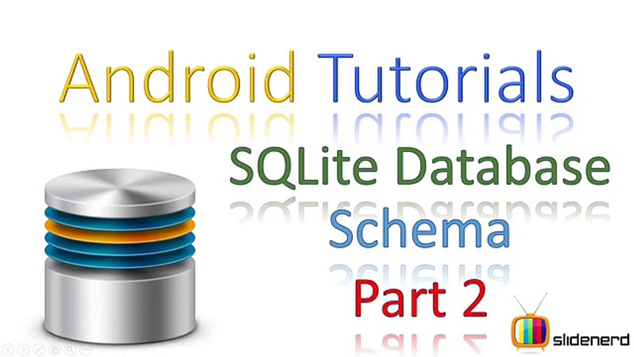 161 Android SQLite Database Schema Part 2 |