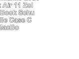 WALNEW Schlanke Leder MacBook Air 11 Zoll Hülle MacBook Schutzhülle Hülle Case Cover