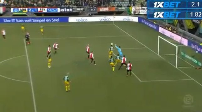 Wilfried Kanon Goal HD - Den Haag 2-1 Feyenoord 05.11.2017
