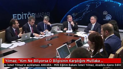 Yılmaz: "Kim Ne Biliyorsa O Bilgisinin Karşılığını Mutlaka Üniversite Sınavında Alacaktır"