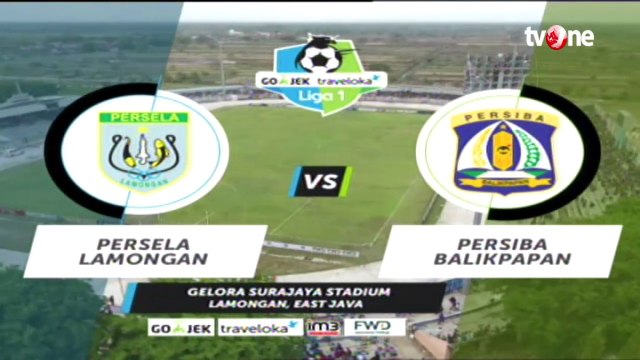 Highlight Liga 1 - Persela Lamongan vs Persiba Balikpapan (2-2)