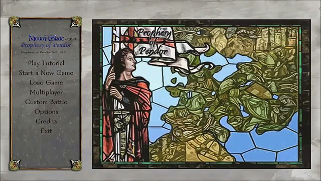 Lets Play Mount and Blade Prophesy of Pendor Part 1 - Lady Bearington is born