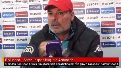 Boluspor - Samsunspor Maçının Ardından