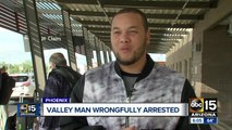 Man wrongfully arrested returns to Arizona