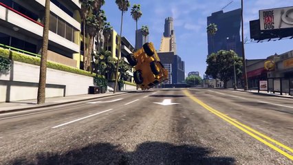 GTA 5 Mega Ramp Test | GTA Test Series
