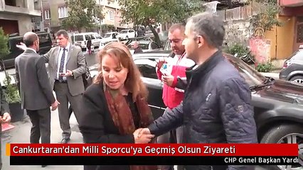 Cankurtaran'dan Milli Sporcu'ya Geçmiş Olsun Ziyareti