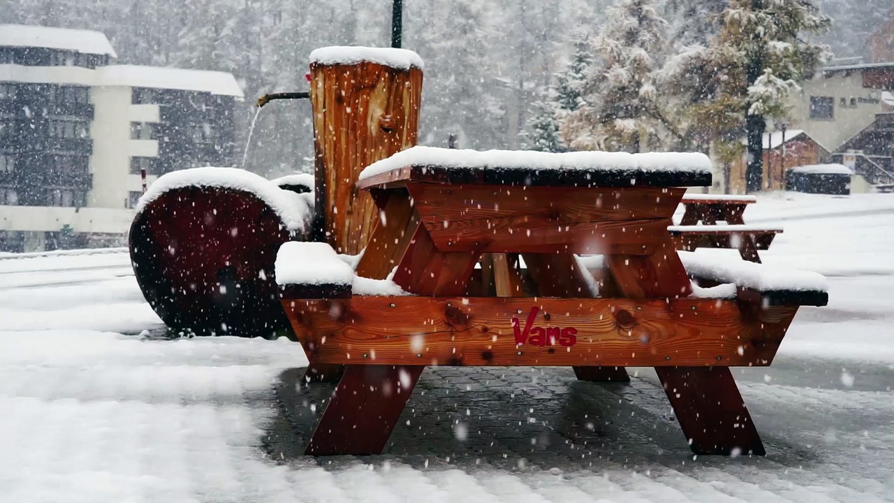Premières neiges à Vars
