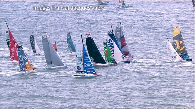 Transat Jacques-Vabre: un départ particulièrement agité