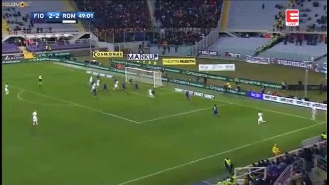 Konstantinos Manolas Goal vs Fiorentina (2-3)