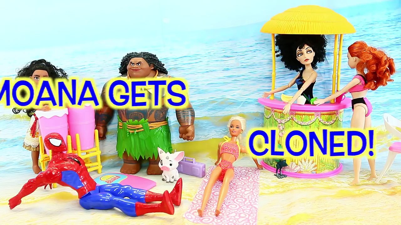Moana & Maui Double Trouble Twins + MoanaTaken by Disney Princess Merida Parody DisneyCarToys
