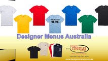 Custom T-Shirts Printing Sydney by Designer Menus Aus