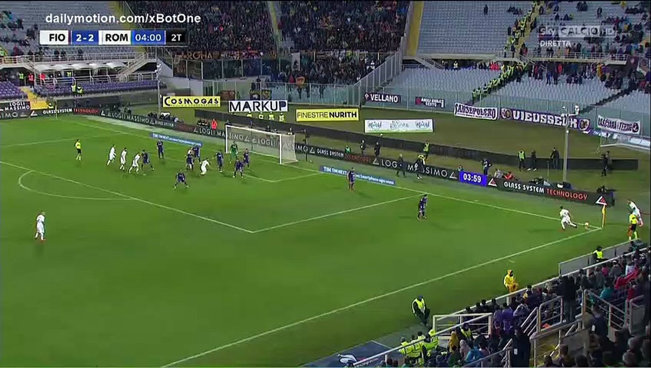 Fiorentina 2 - 3 AS Roma - Konstantinos Manolas Goal HD - 05.10.2017 (Full Replay)