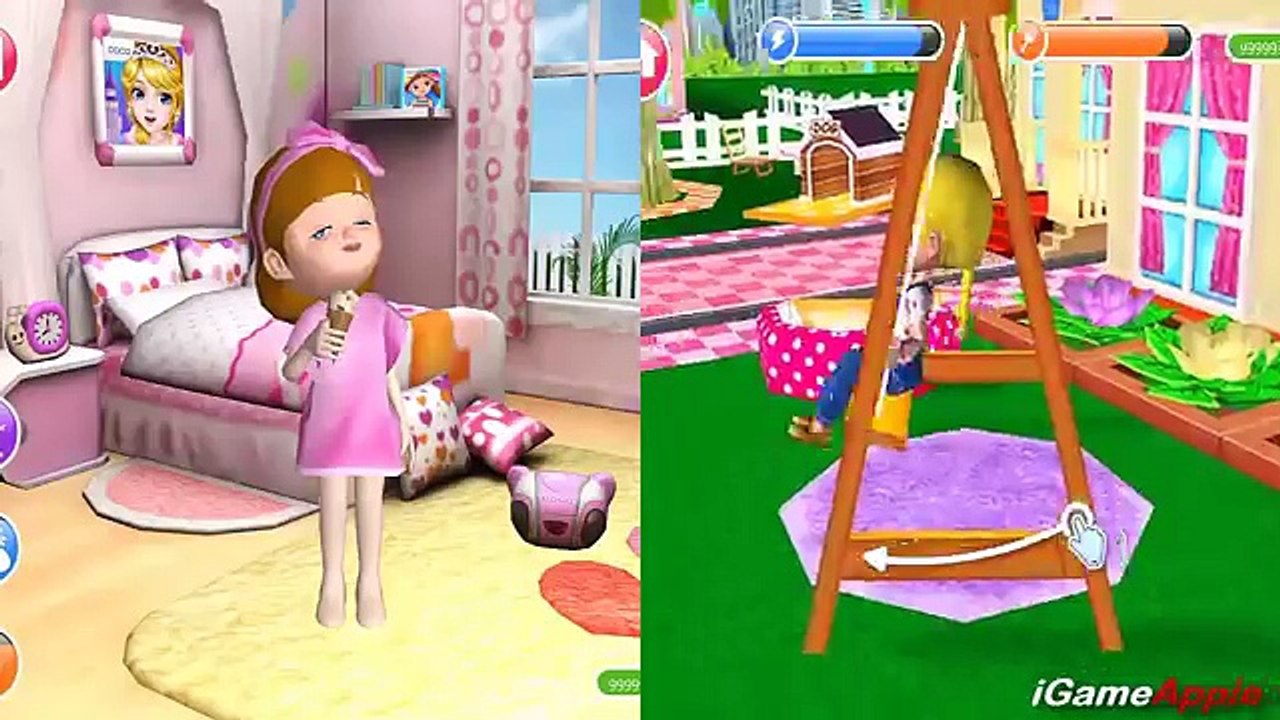 Ava The 3D Doll VS Mia My New Best Friend iPad Gameplay for Children HD #2