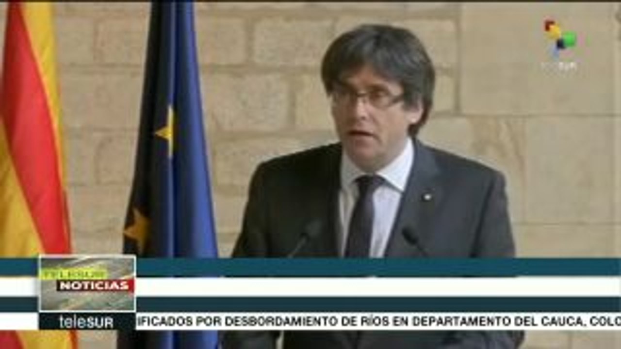 Puigdemont emite mensaje sobre comicios convocados por Rajoy
