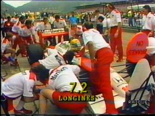 Gran Premio del Brasile 1988: Pit stop difficoltoso di A. Senna